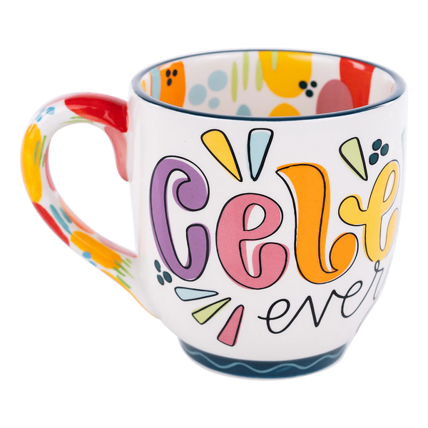 Mug Glory Haus Pop of Color Celebrate Everything