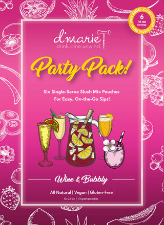 D'Marie Slush Mix Wine & Bubbly Party Pak