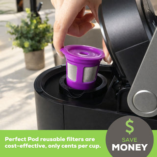 Single Serve Reusable Filter cup & EZ Scoop Value Pack