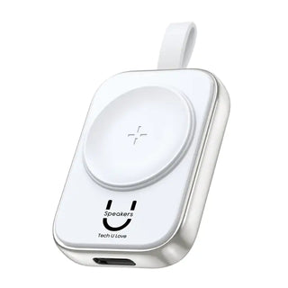 Micro Watch Charger w/ Key ring  (white)