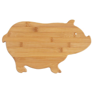Pig Cutting Board Bamboo