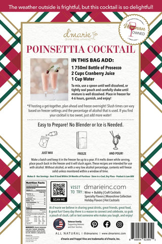 D'Marie - Poinsettia Cocktail Slush Mix 10 oz