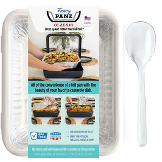 White Classic Foil Pan 13x5x11 - Fancy Panz