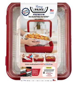 Red Classic Foil Pan 13x5x11 - Fancy Panz