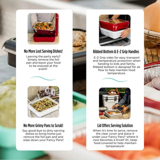 White Classic Foil Pan 13x5x11 - Fancy Panz