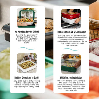 Blue Marble Premium Foil Pan 13x5x11 - Fancy Panz