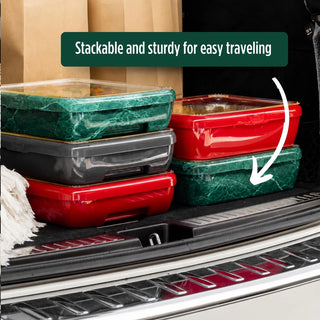 Green Marble Premium Foil Pan 13x5x11 - Fancy Panz