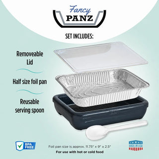 White Classic Foil Pan 13x5x11 - Fancy Panz