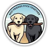Stickers NW-Let Your-Best Friends Stick Together Labs