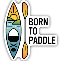 Stickers NW-Born To Paddle