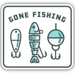Stickers NW-Gone Fishing