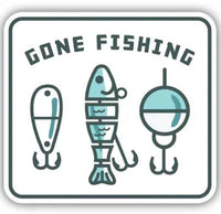 Stickers NW-Gone Fishing