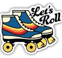 Stickers NW-Let's Roll Skates