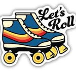 Stickers NW-Let's Roll Skates