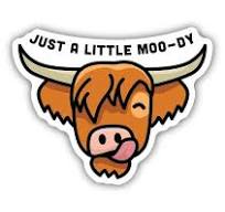 Stickers NW-Just a little Moody