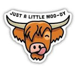 Stickers NW-Just a little Moody