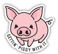 Stickers NW-Getting Piggy with it