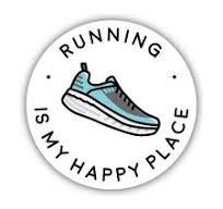 Stickers NW-Happy Place Running Shoe