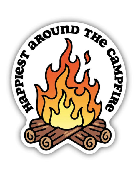 Stickers NW-Happiest Around the Campfire