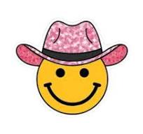 Stickers NW-Pink Hat Smiley Face