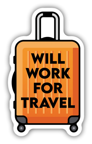 Stickers NW-Will work for Travel
