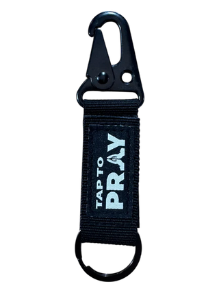 Tap To Pray-Tactical Keychain Black
