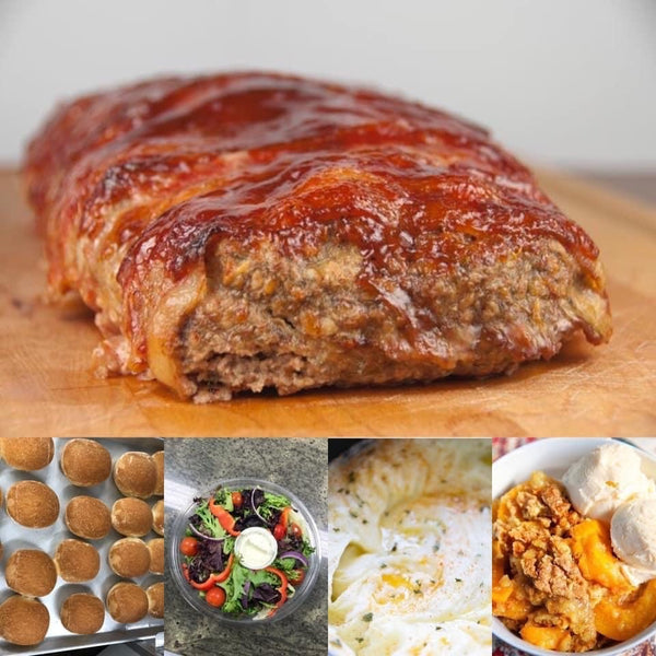 A Weekly Meal for 4 to Pick Up Thursday 04/04/24- BBQ BACON MEATLOAF