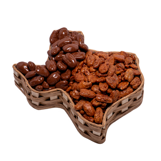 Basket Large Texas with Chocolate and Honey Roasted Pecans