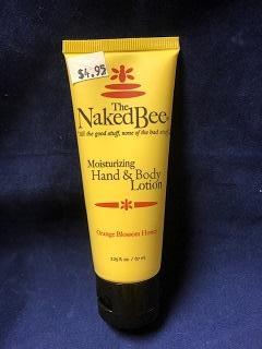 Naked Bee Moisturizing Hand & Body Lotion 2.25 oz Orange Blossom