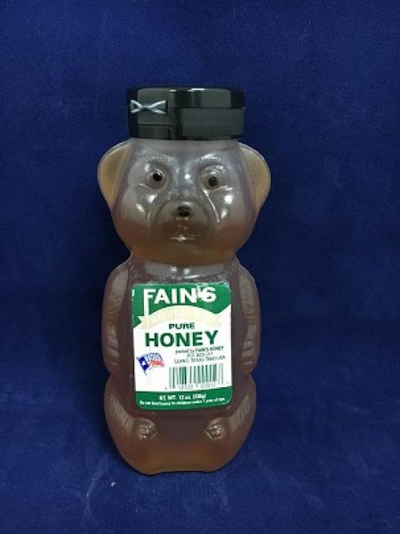 HONEY-12oz. Fains Natural Raw Honey