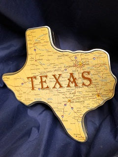 Tins Texas Shaped Empty