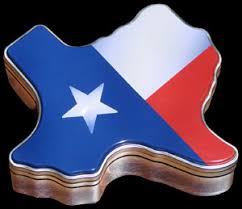 Tins Texas Shaped Empty